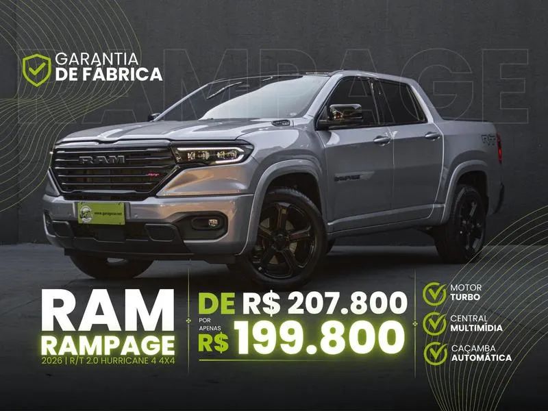 Ram Rampage R/T HURRIC. 4 2.0 TB CD 4X4 AUT. 2026