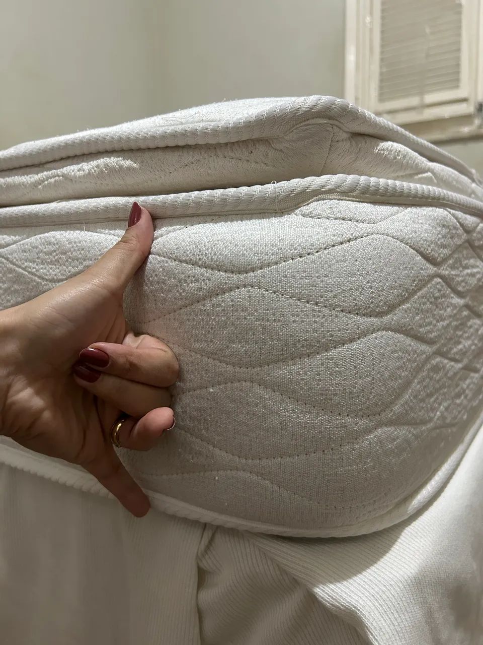 Cama box casal com pillow top e molas ensacadas  - Foto 3