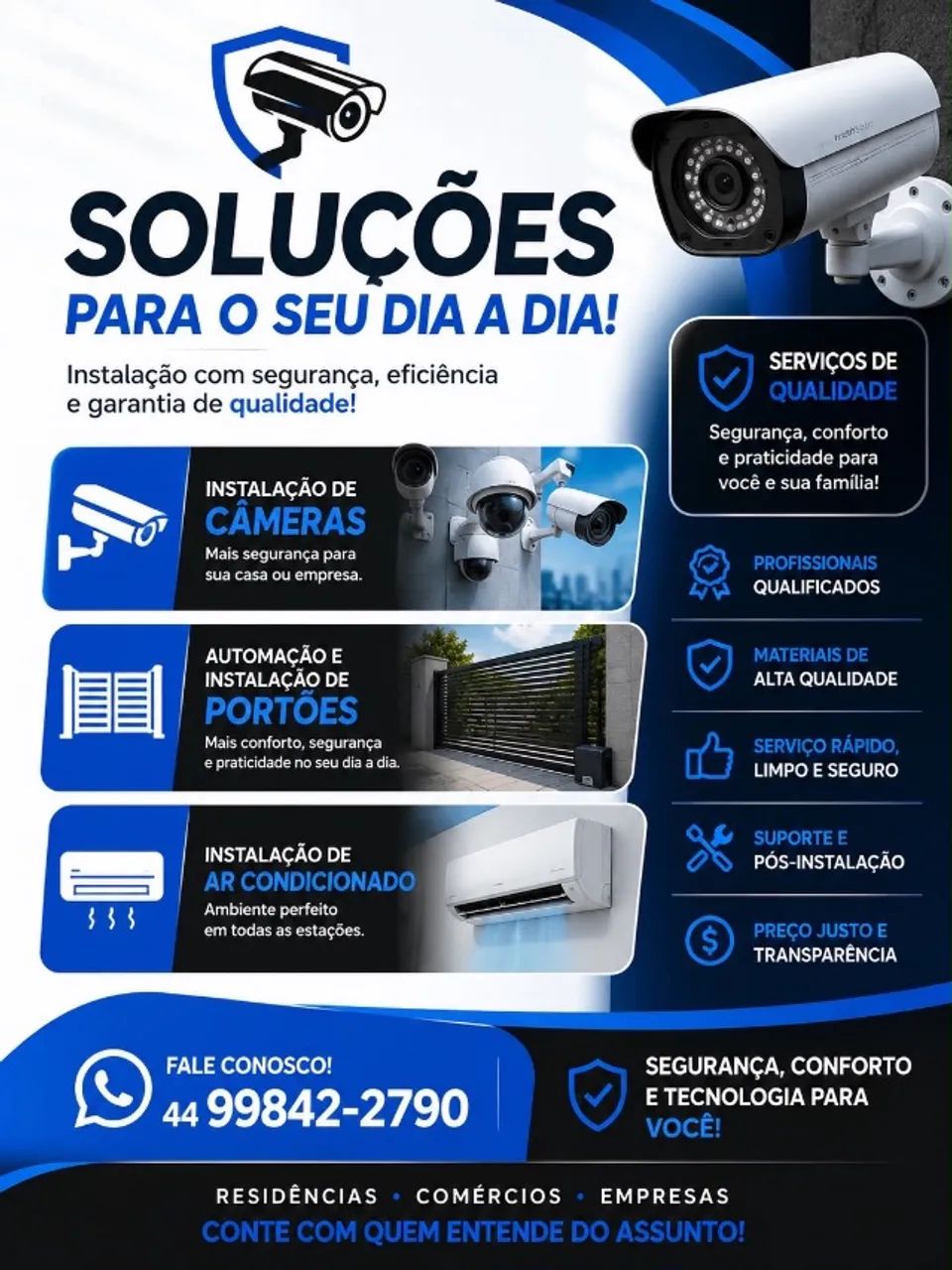 Serviços de instalação 