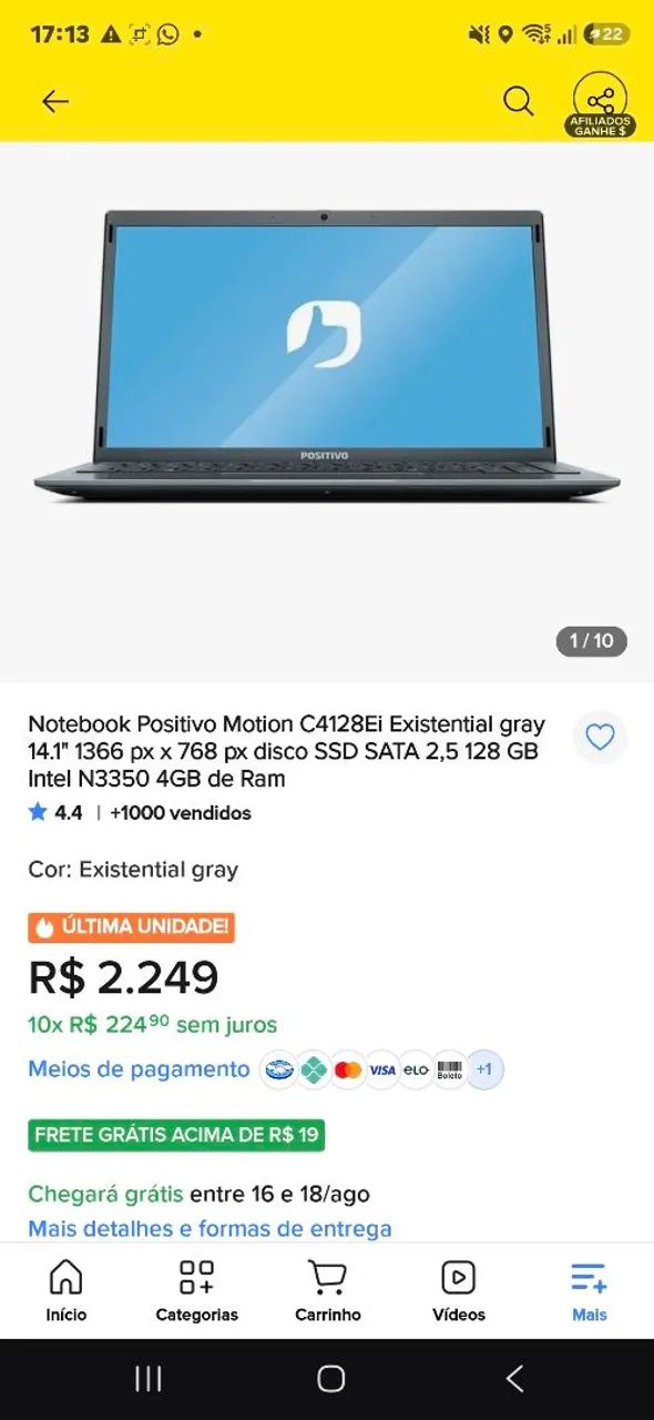 Notebook Positivo - Foto 4