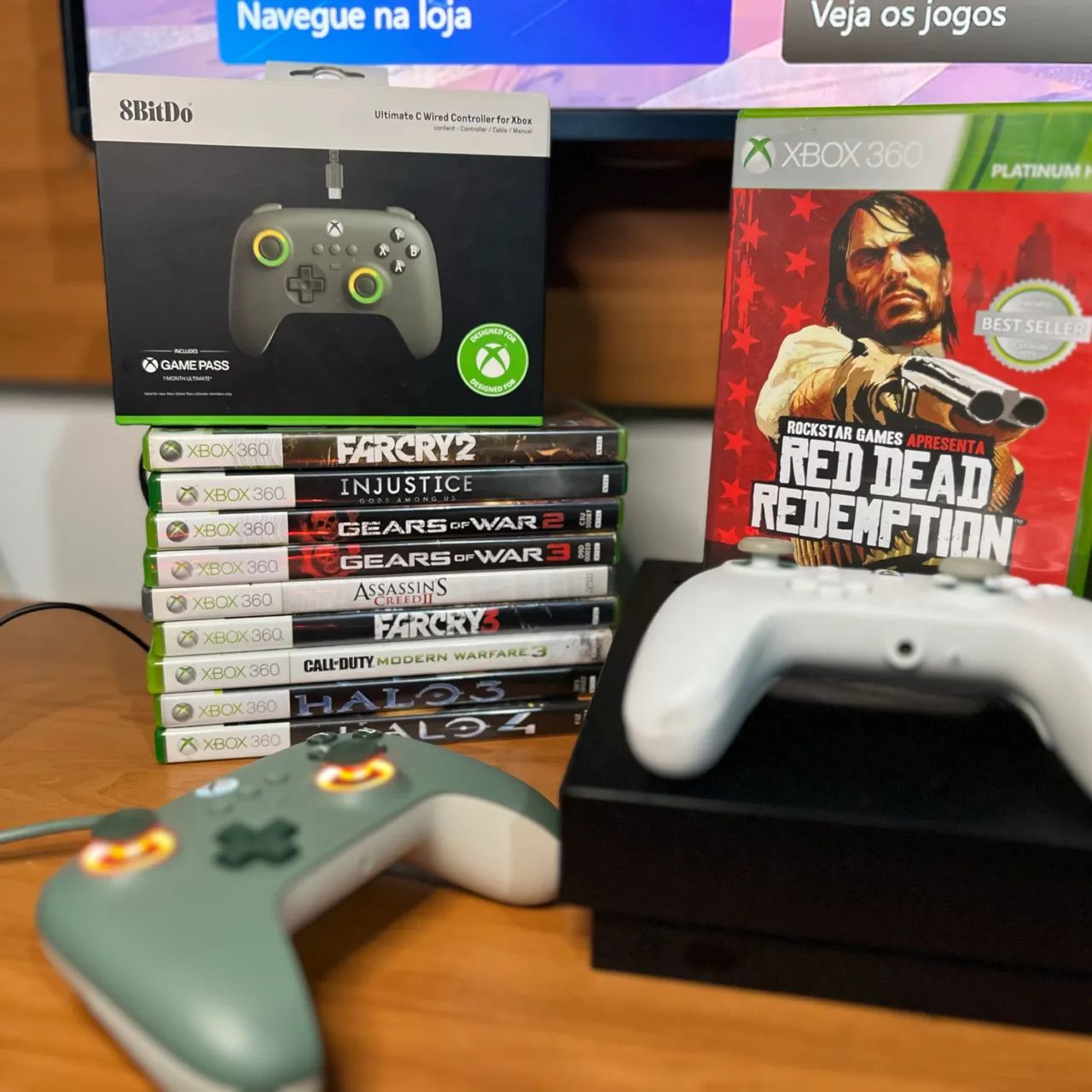 Xbox One X Com Controles e Jogos - Foto 5