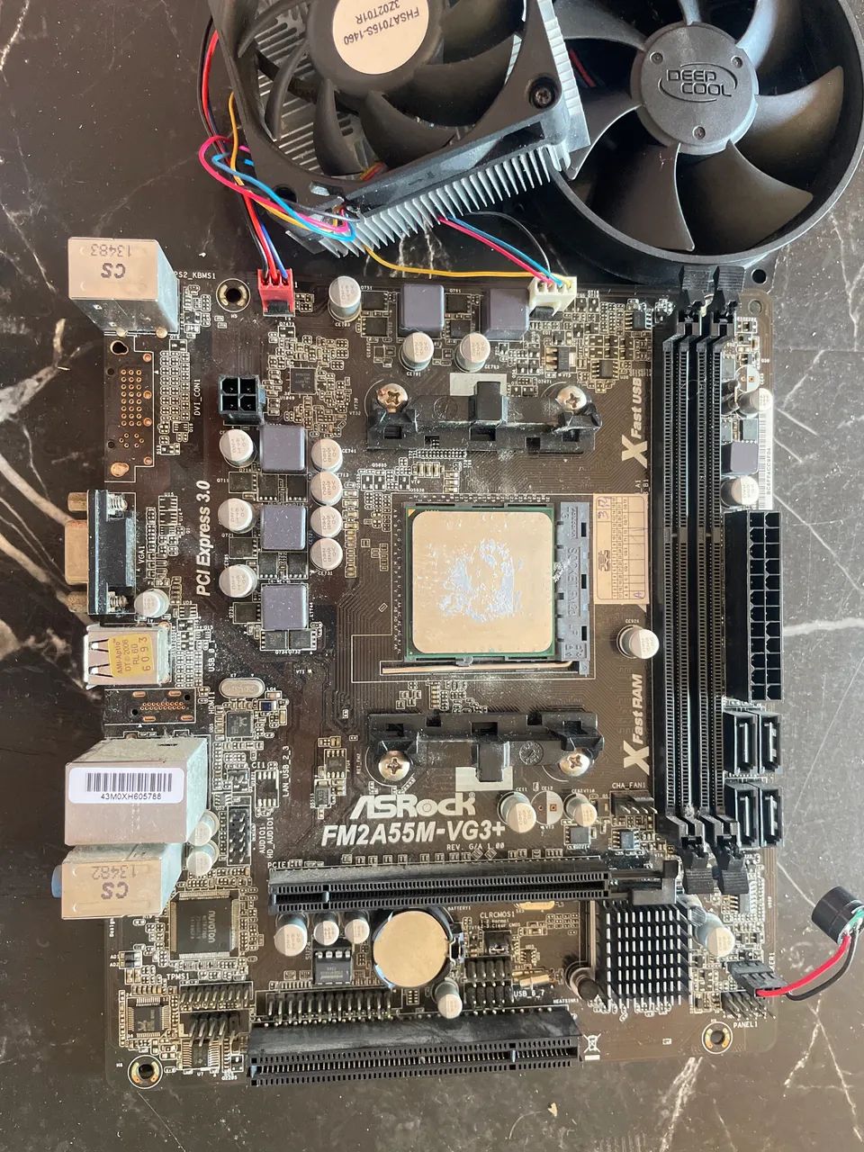 PLACA MÃE ASROCK FM2A55M-VG3+