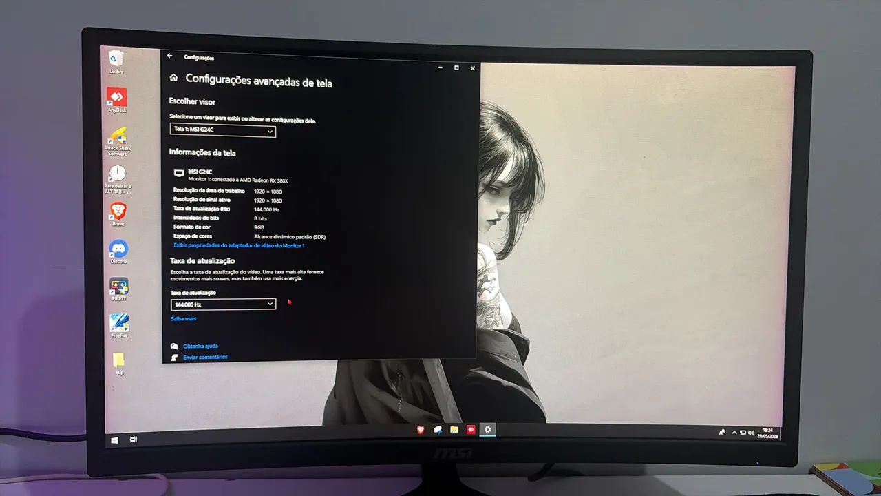 Monitor MSI 144hz468284502065162243