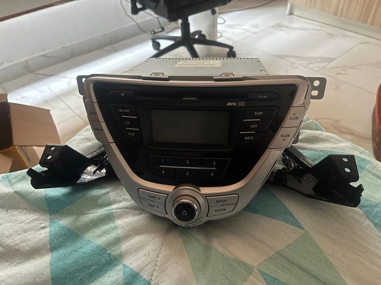 RÁDIO ORIGINAL ELANTRA 2013.  IMPECÁVEL.  - Foto 3