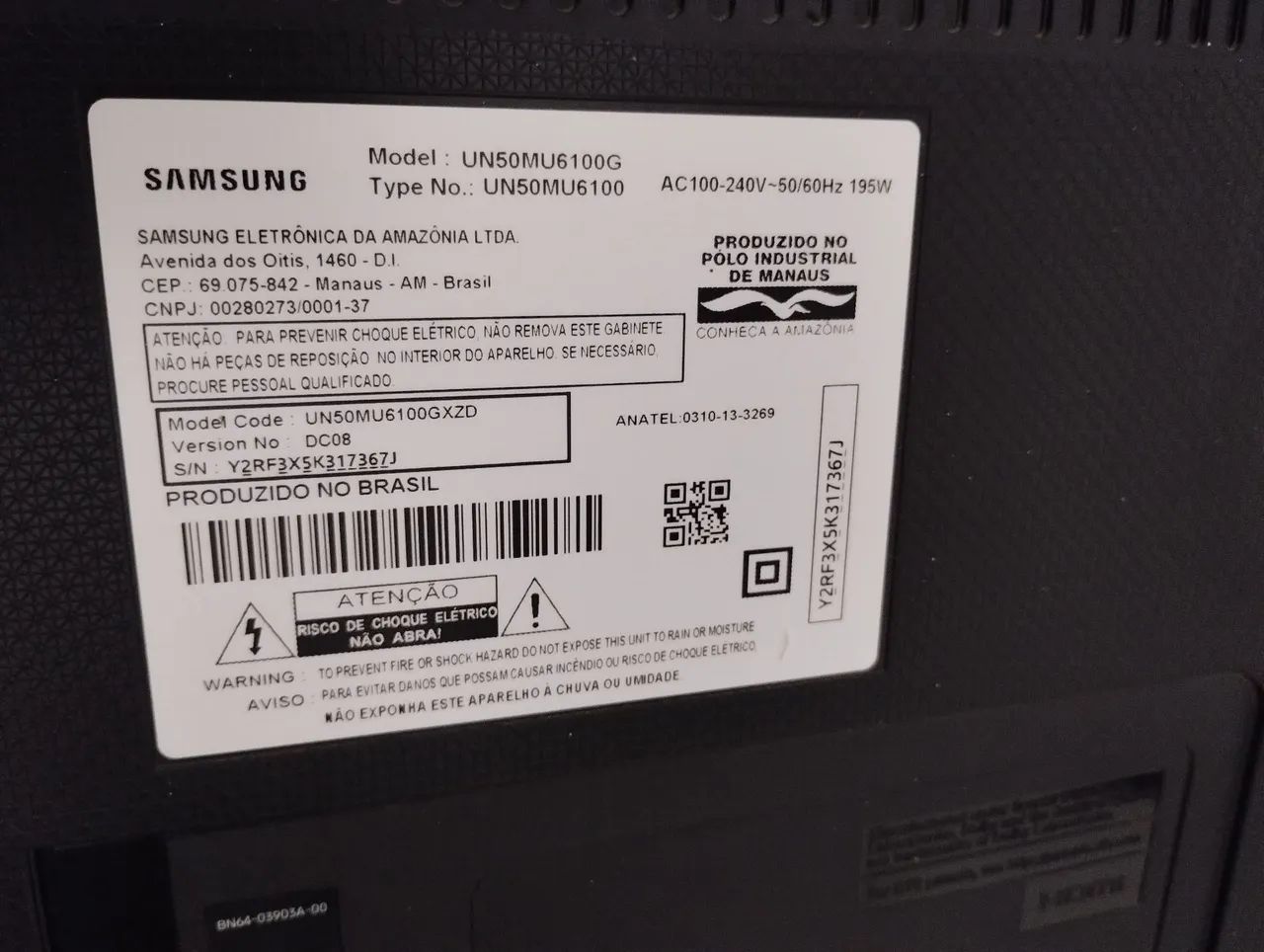 Tv Samsung UN50MU6100G - 50 Polegadas  - Foto 2
