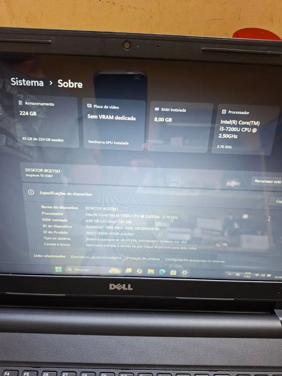 NOTEBOOK DELL CORE I5 7200U - Foto 4