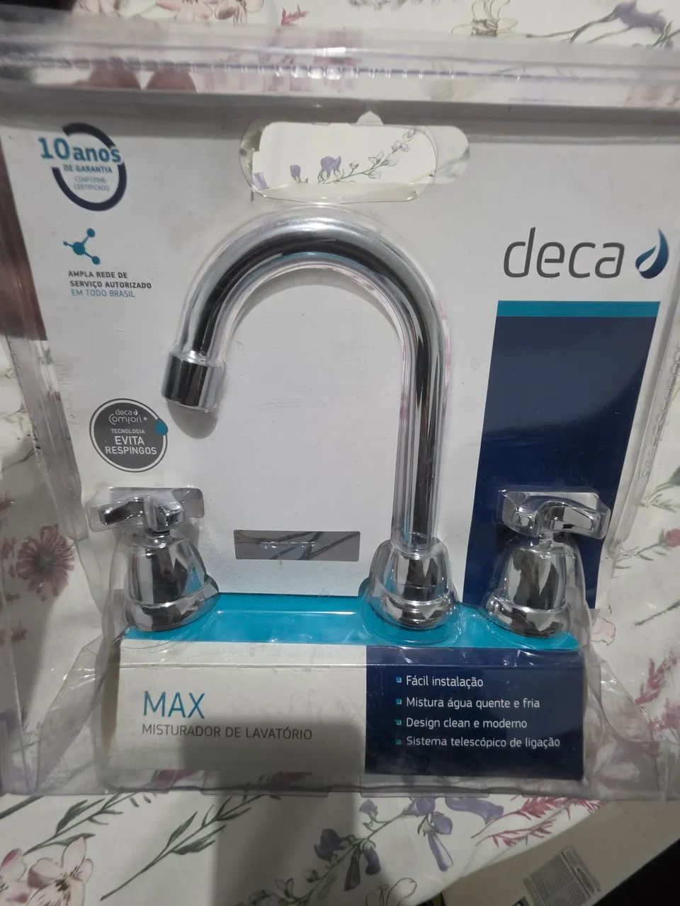 Misturador cromado Max Deca 