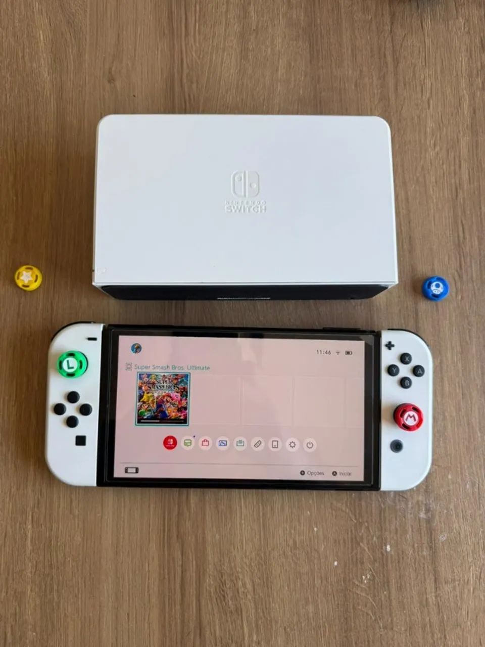 Nintendo Switch OLED branco *com caixa* | Ipanema - RJ | - Foto 2