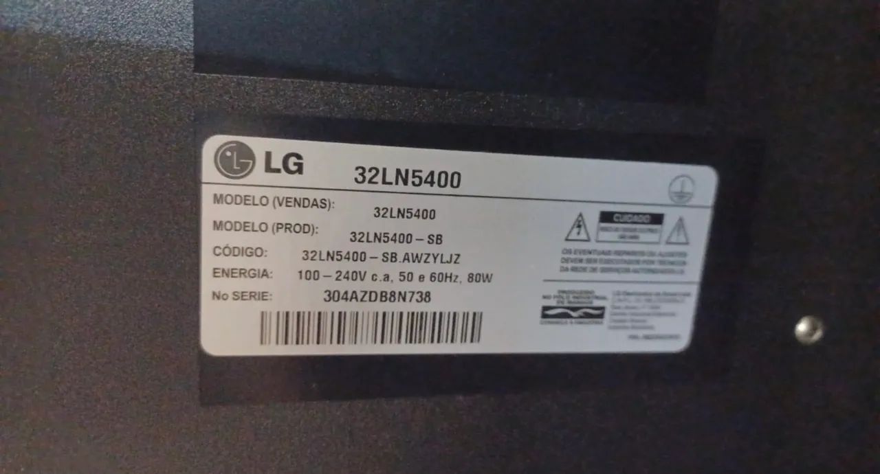 Tv lg 32 polegadas (não liga) - Foto 2