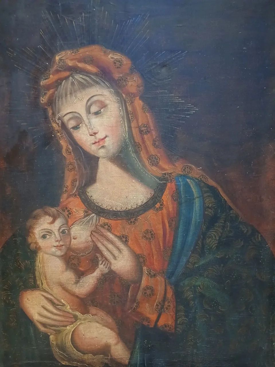 Quadro Tradicional de Nossa Senhora do Leite - Foto 2