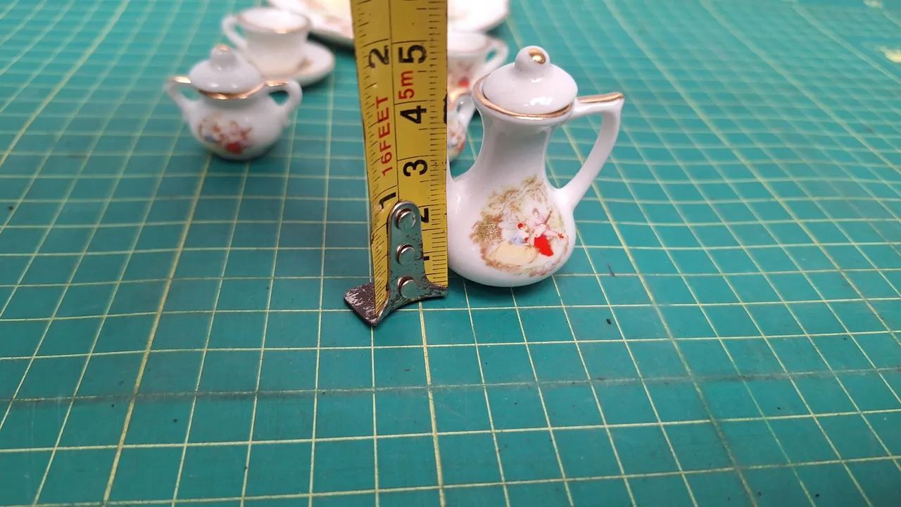 Conjunto de porcelana miniatura  - Foto 3