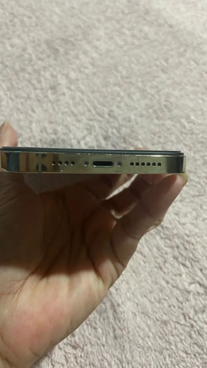 13 pro max dourado 128gb - Foto 3