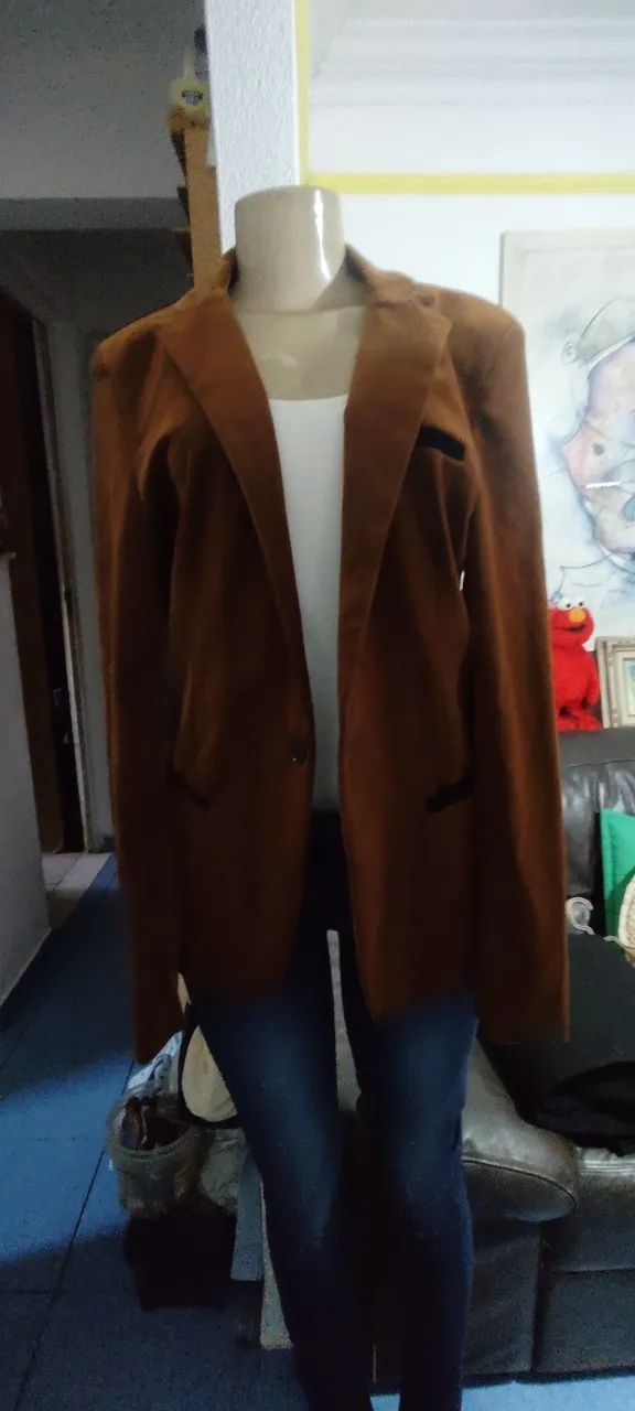 Blazer feminino veste o Tam 44 - Foto 3
