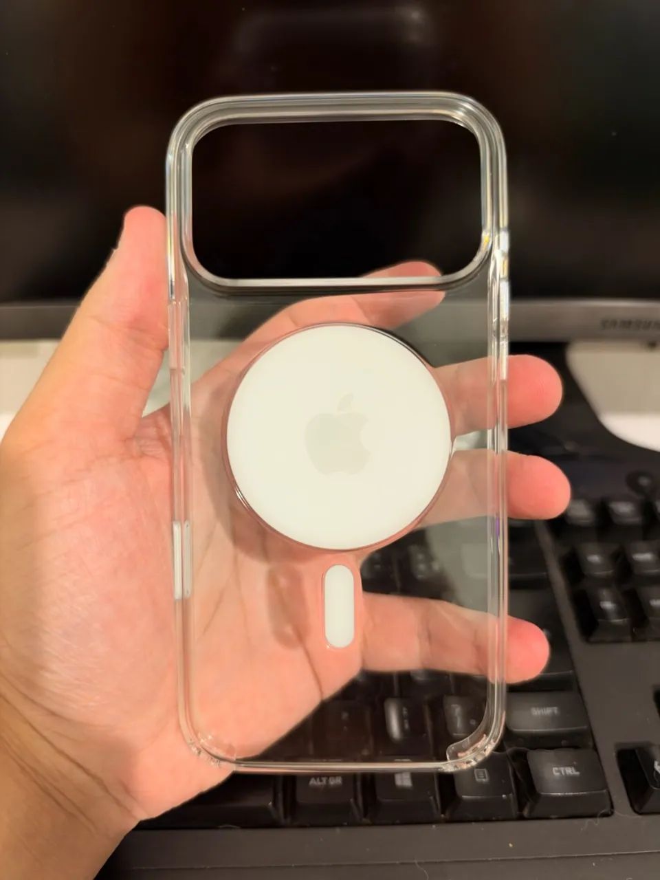 CLEAR CASE IPHONE 18 PRO MAX ORIGINAL  - Foto 2
