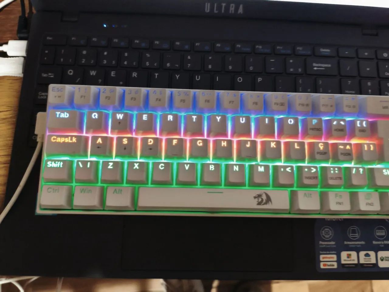 Kit teclado e mouse dragon  - Foto 3