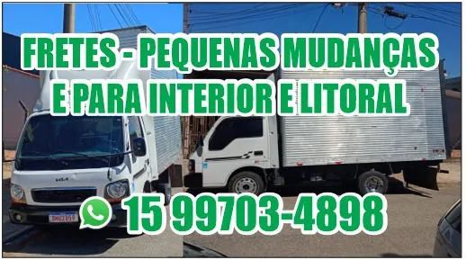 CARRETO e mudanças pequenas para interior e litoral 
