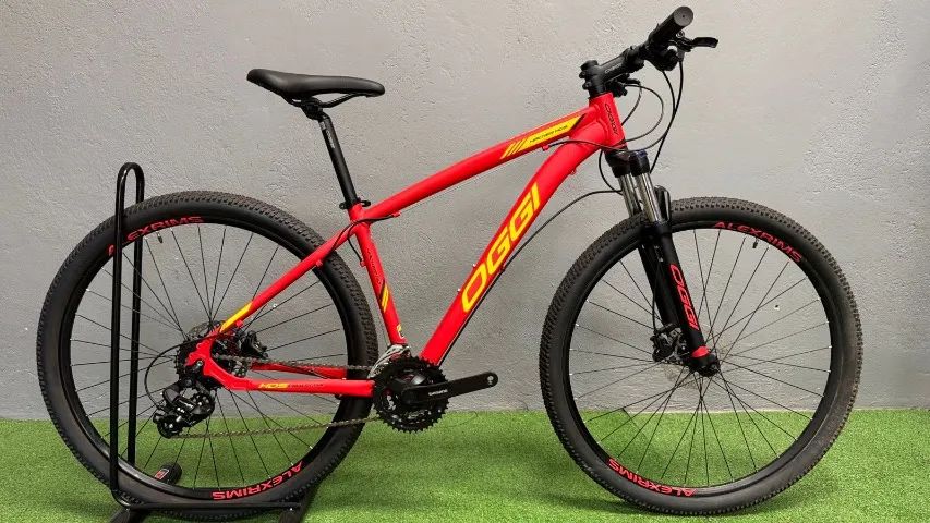 Bicicleta Oggi Hacker Hds Vermelha Quadro 17 - Ciclismo - Joáia