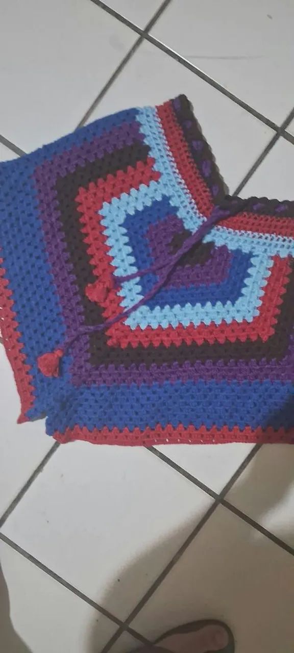 Short de crochê artesanal - lindo e exclusivo 