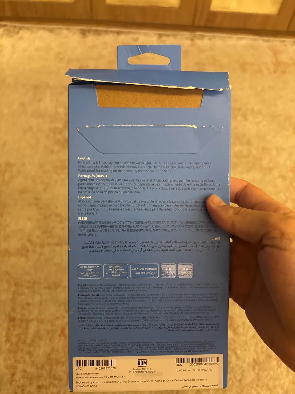 Kindle 11a geração 16GB - SEM USO/NOVO - Foto 2