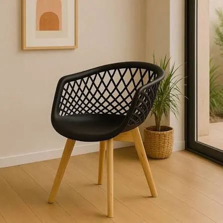 Cadeira web wood
