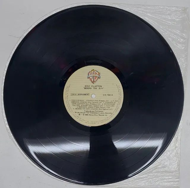 Lp Disco de Vinil - Eric Clapton - Behind the Sun - 1985 - Foto 3