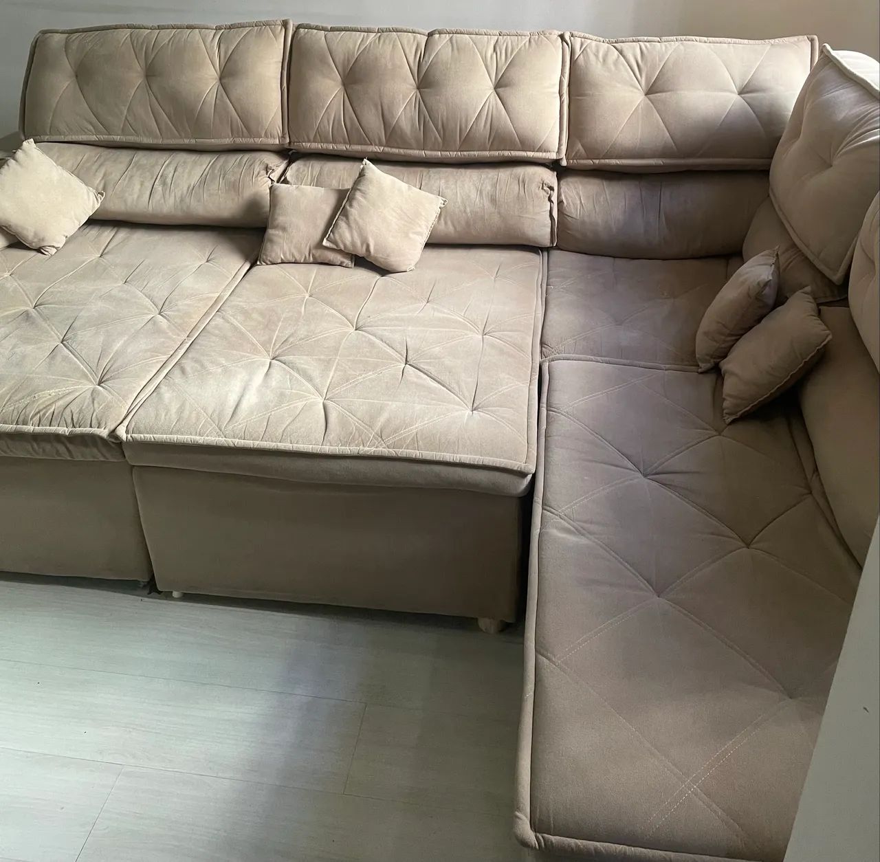 Sofá cama retrátil e reclinável - Foto 2