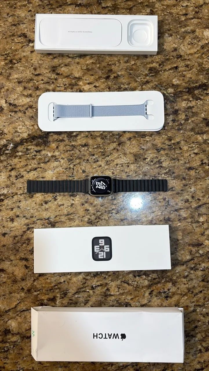 Apple Watch SE prata 2 geração 