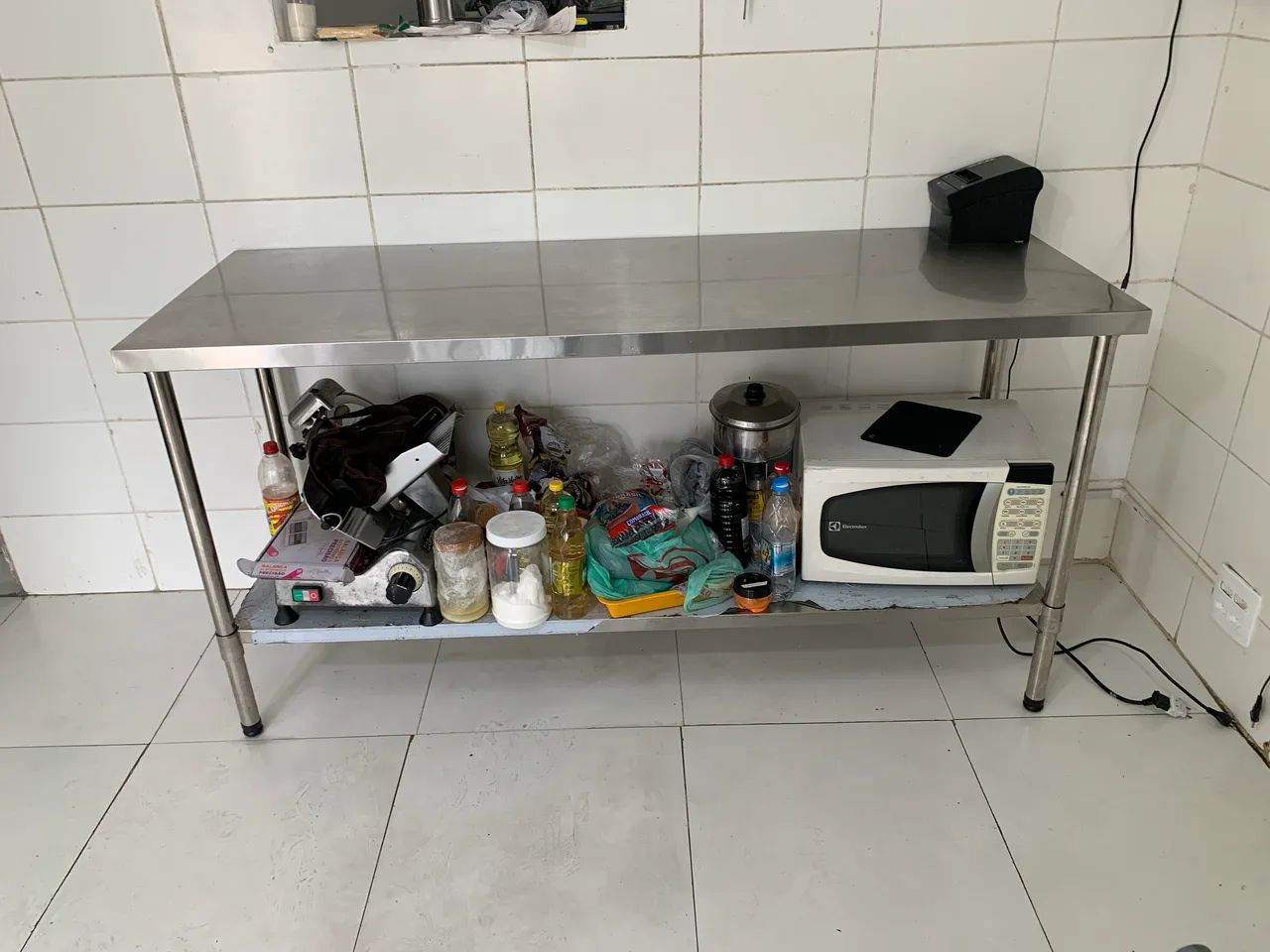 Bancada em inox desmontável 170x60 cm  - Foto 2