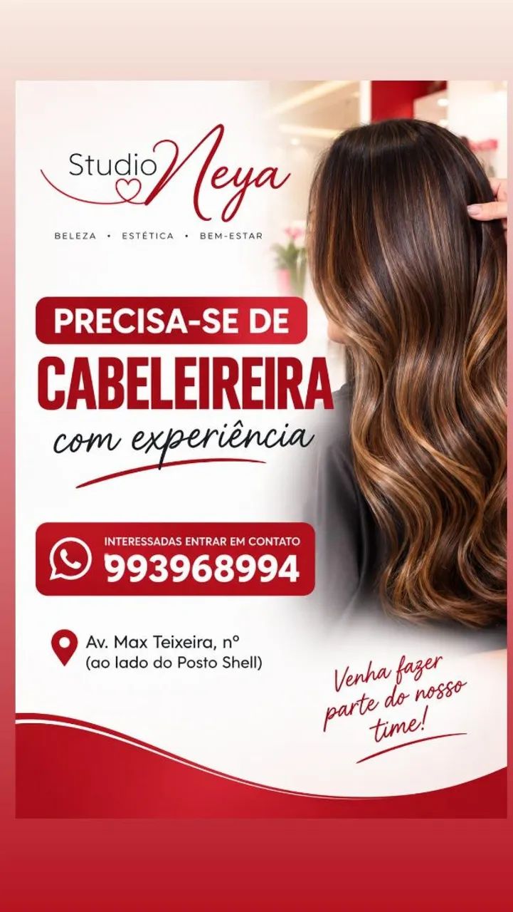Preciso de cabeleireira e depiladora com experiência  - Foto 2