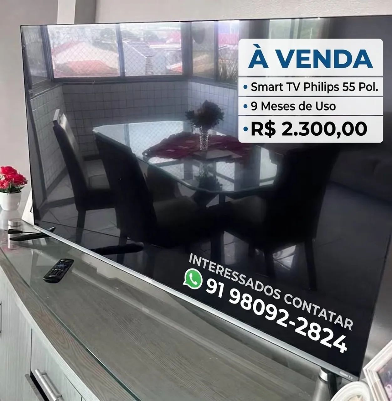 Tv Philips 55 polegadas