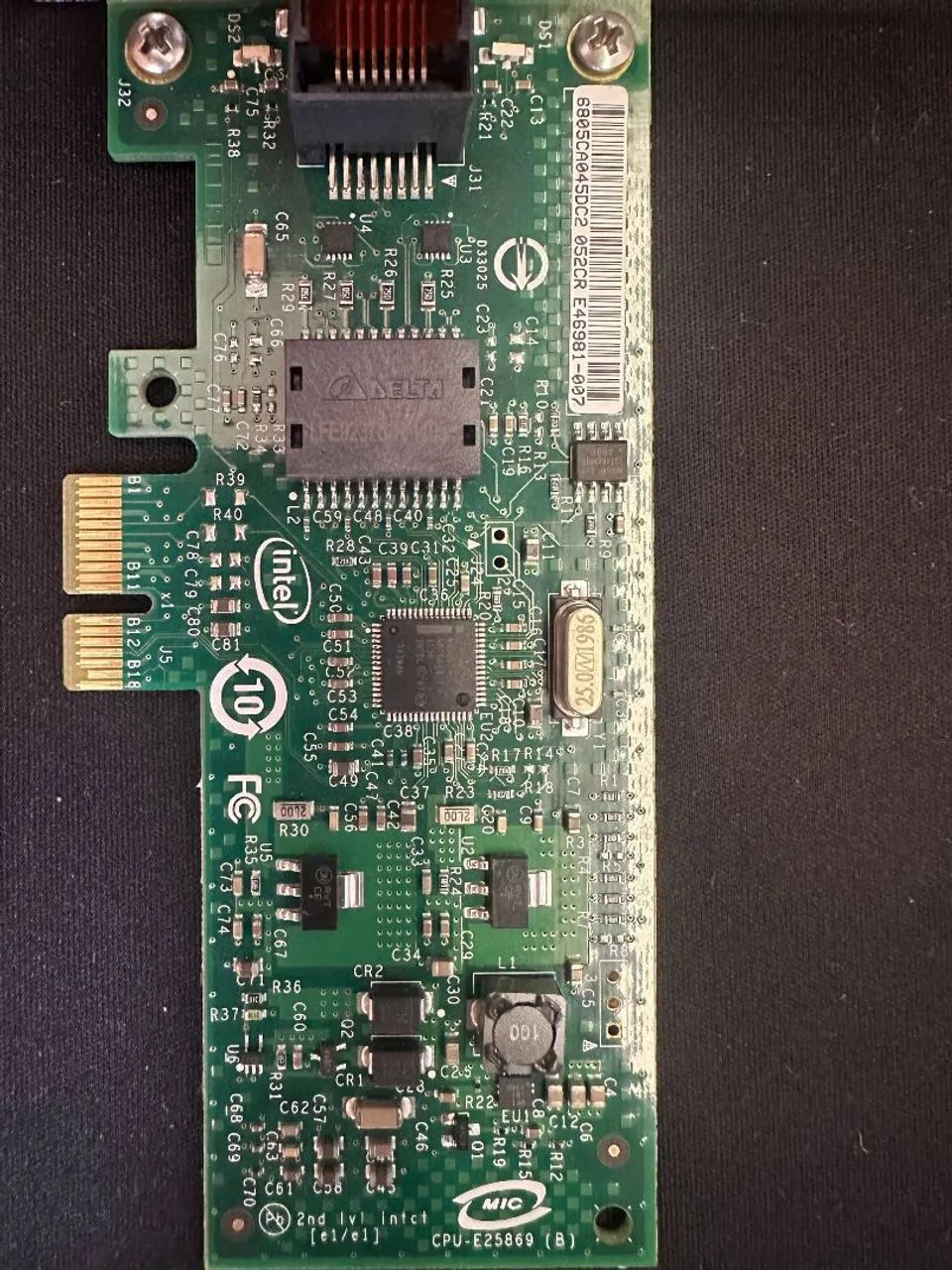 Placa de rede Intel gigabit pro - Foto 3