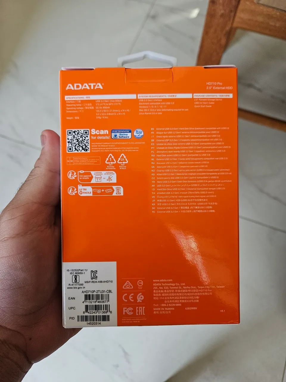 HD Externo Adata HD710 Pro 2TB Lacrado com NF e Garantia - Foto 2