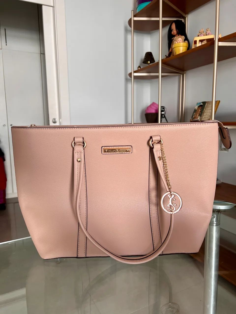 Bolsa Felipe Klein Marfim - Foto 3
