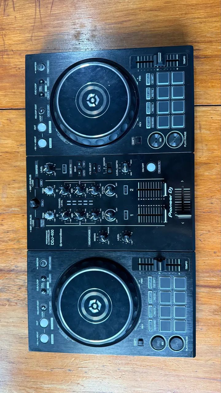 Vendo Controladora Pioneer - DDJ-400 com cabo e case - Foto 4