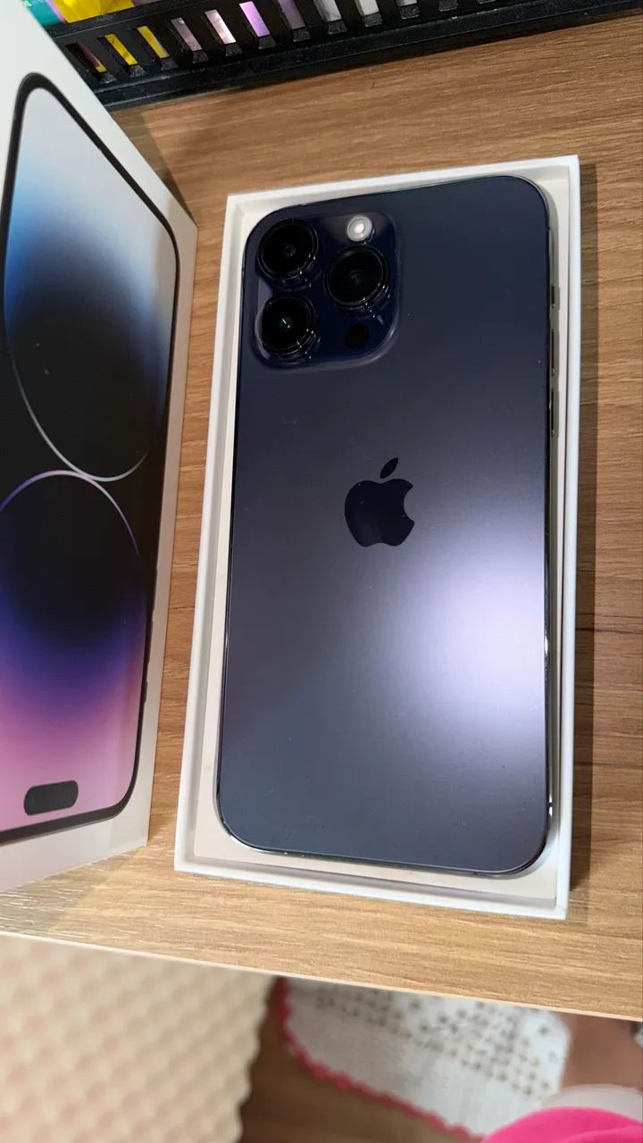 iPhone 14 Pro Max 100% original - Seminovo na caixa - Celulares e