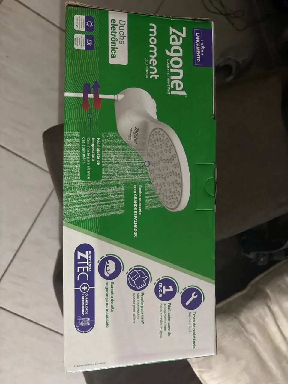 Chuveiro Elétrico Moment Multitemperatura - Zagonel (127V 5500W) - Foto 4