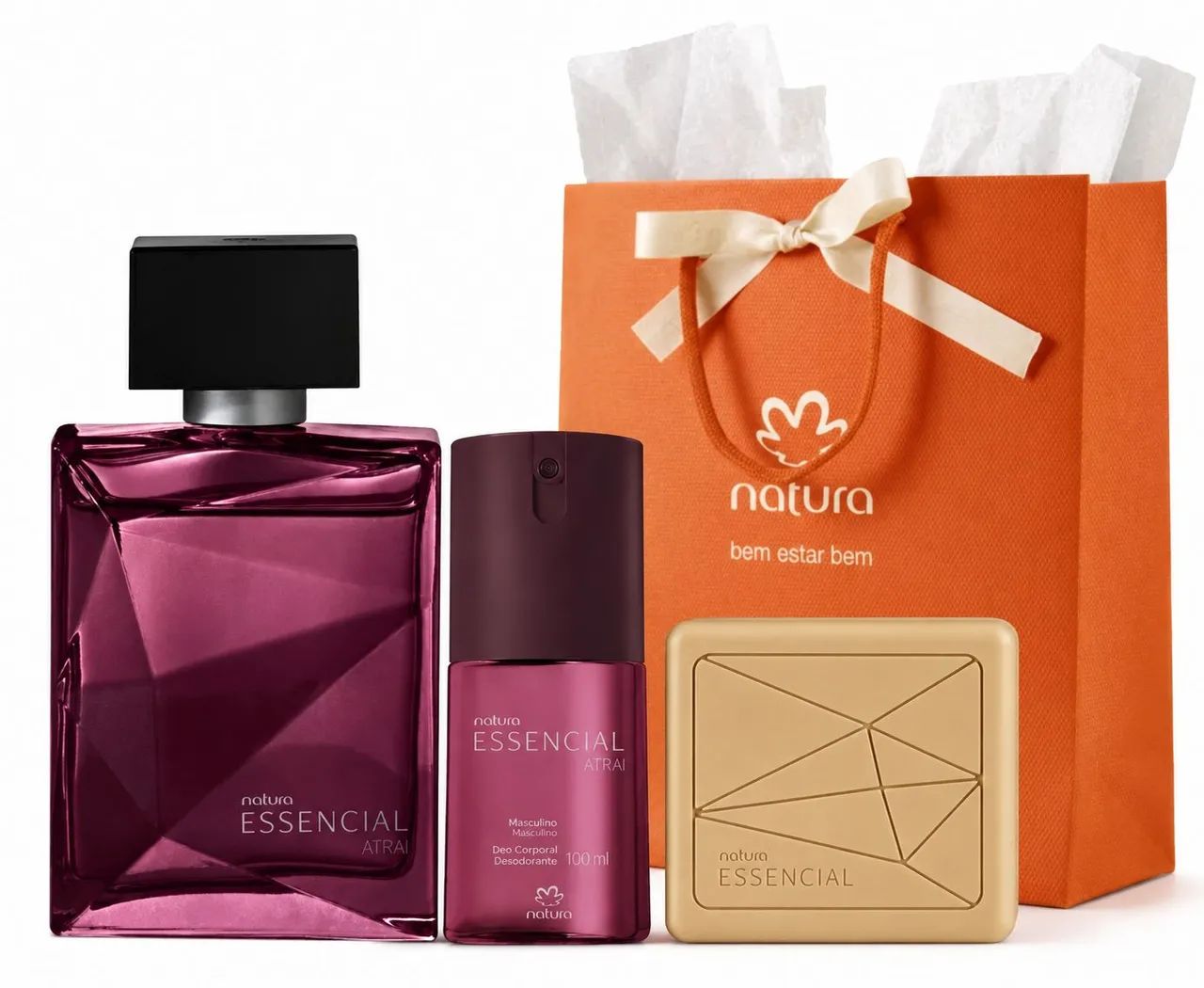 Kit Essencial Atrai masculino, Desodorante e Sabonete  - Foto 2