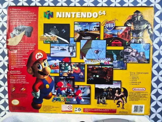 Nintendo 64 Nacional Com Caixa - Original - Sem Manual - Foto 4