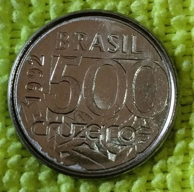 moeda 500 cruzeiros 1992 tartaruga marinha