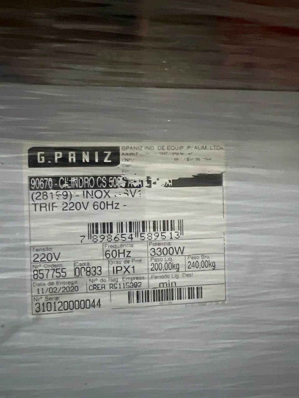 Cilindro Gpaniz CS500  Trifásico 220v - Foto 4