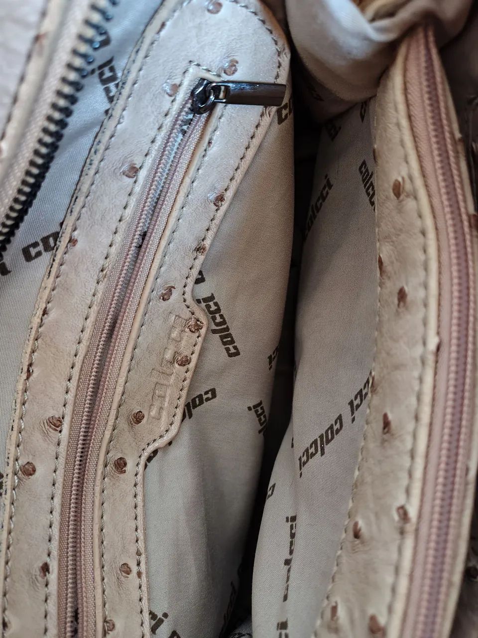 Bolsa couro de avestruz  - Foto 4