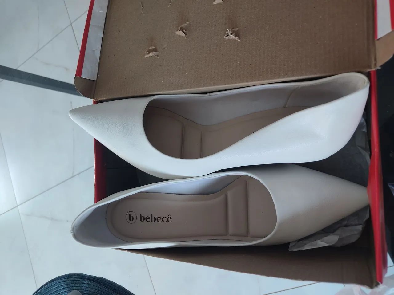 Sapato Scarpin Branco 