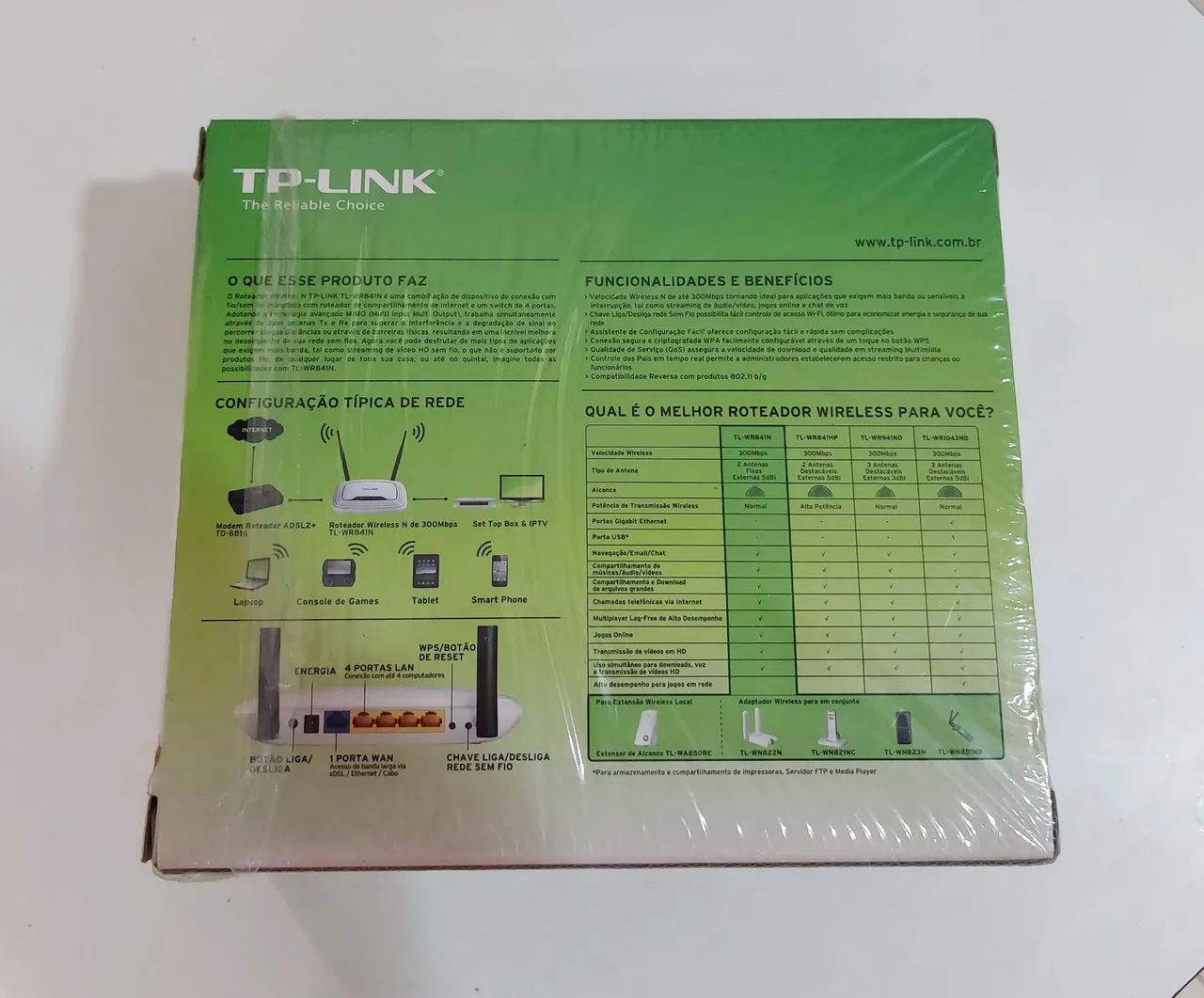 Roteador/Repetidor TP-Link WR841N - Foto 2