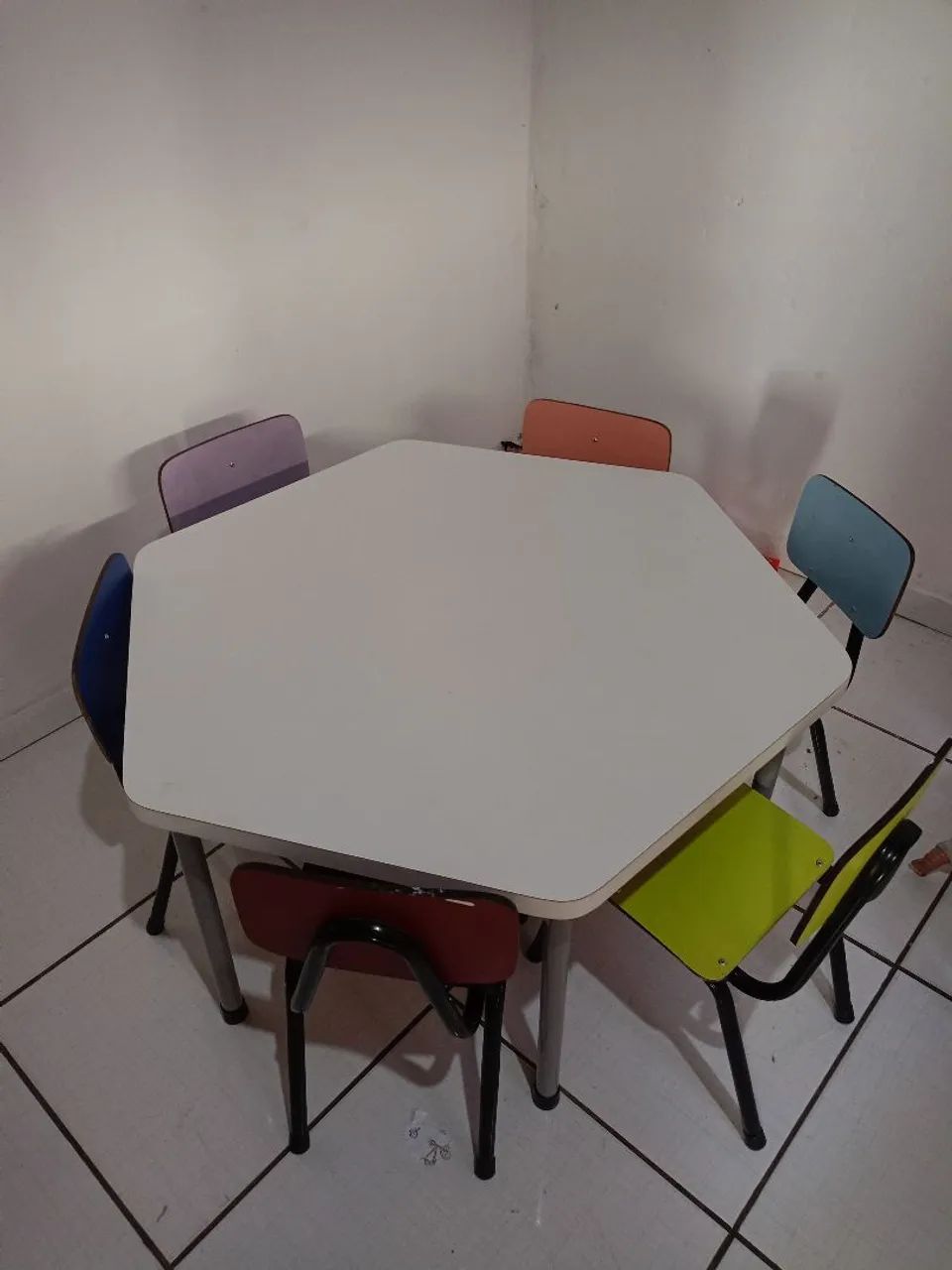 Mesa escolar infantil 