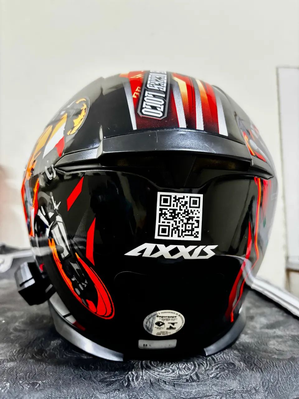 Capacete Axxis Eagle com fone de Ouvidos  - Foto 6