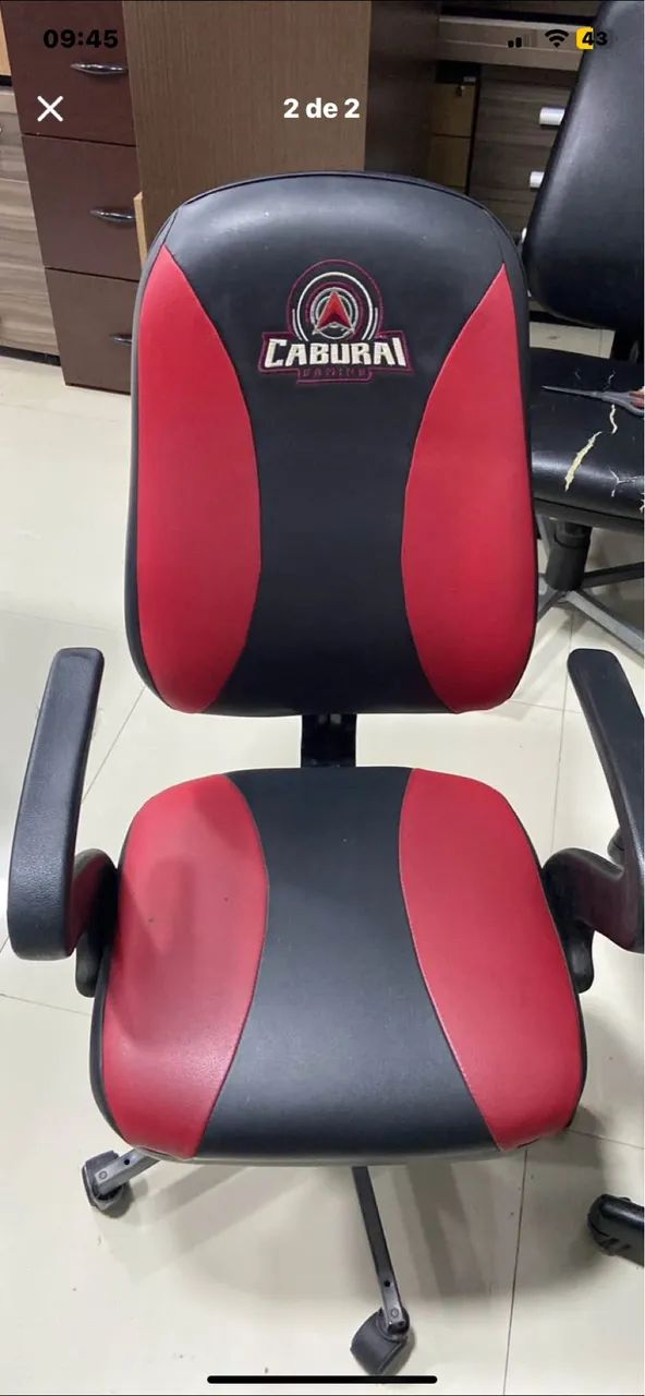 Cadeira gamer com logo - Foto 2