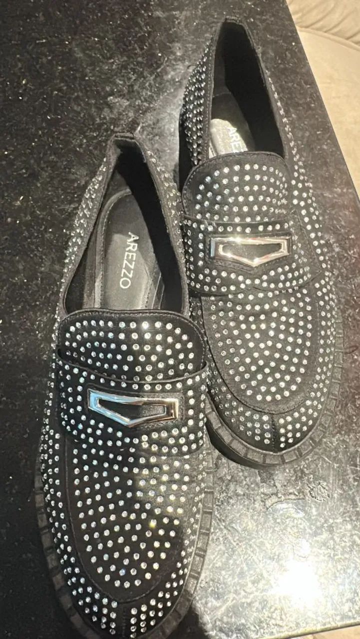 Mocassim Arezzo com Strass - Foto 3
