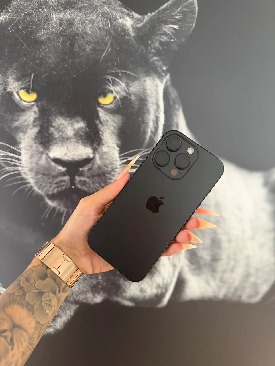 iPhone 16 Pro 256GB Titânio Preto - Foto 3