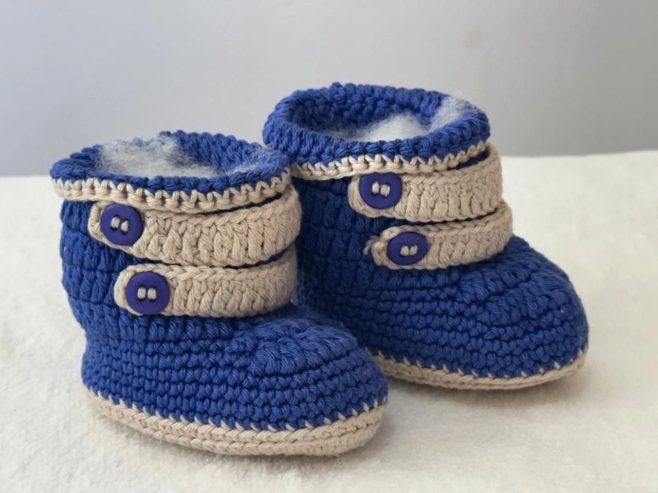 Sapatinhos de crochê para bebês - Foto 5