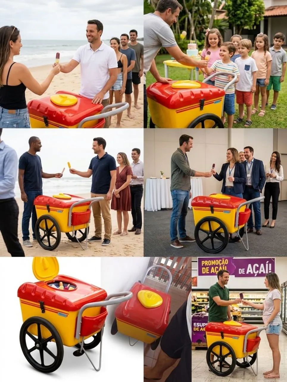 Título: Aluguel de Carrinho de Picolé / Sorvete para Festas e Eventos - Foto 3